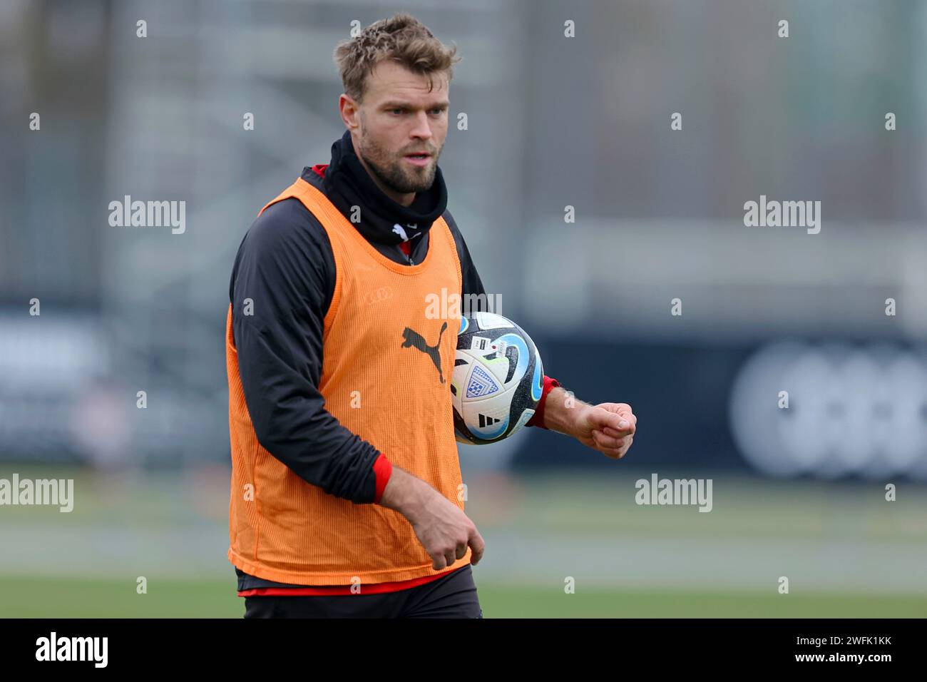 Ingolstadt, Deutschland. 31st Jan, 2024. Ingolstadt, Deutschland 31. Januar 2024: 3. Liga - 2023/2024 - FC Ingolstadt 04 Training 31.01.2024 Im Bild: Yannick Deichmann (FC Ingolstadt 04) Credit: dpa/Alamy Live News Stock Photo