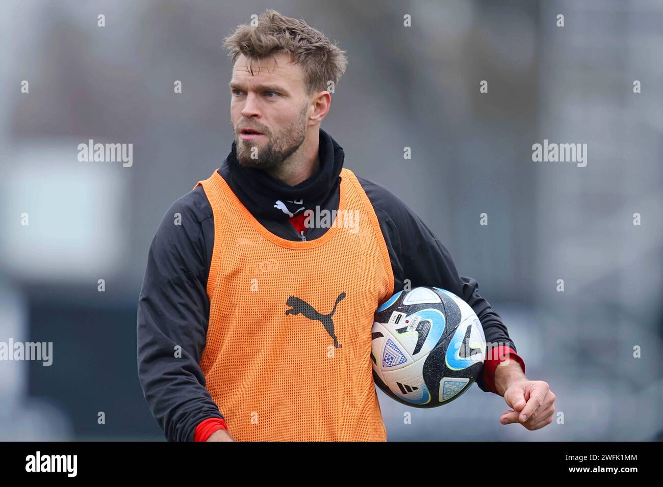 Ingolstadt, Deutschland. 31st Jan, 2024. Ingolstadt, Deutschland 31. Januar 2024: 3. Liga - 2023/2024 - FC Ingolstadt 04 Training 31.01.2024 Im Bild: Yannick Deichmann (FC Ingolstadt 04) Credit: dpa/Alamy Live News Stock Photo