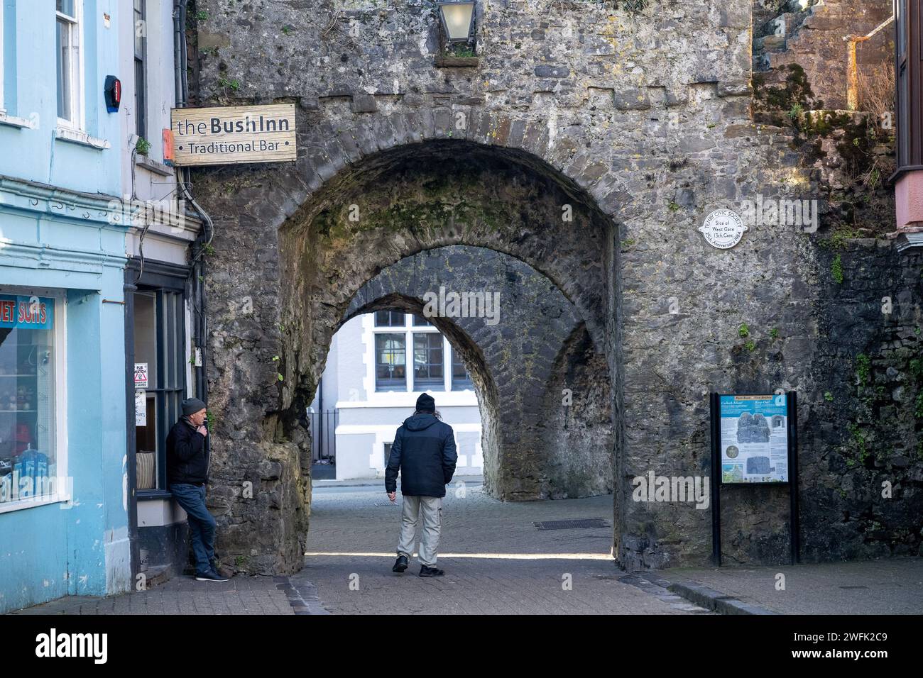 The Welsh seaside town of Tenby in Pembrokeshire. Stock Photo