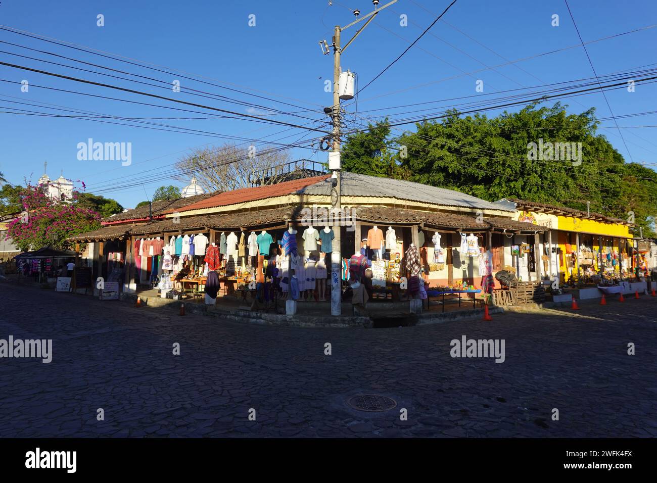 Village of Concepcion de Ataco, El Salvador Central America Stock Photo