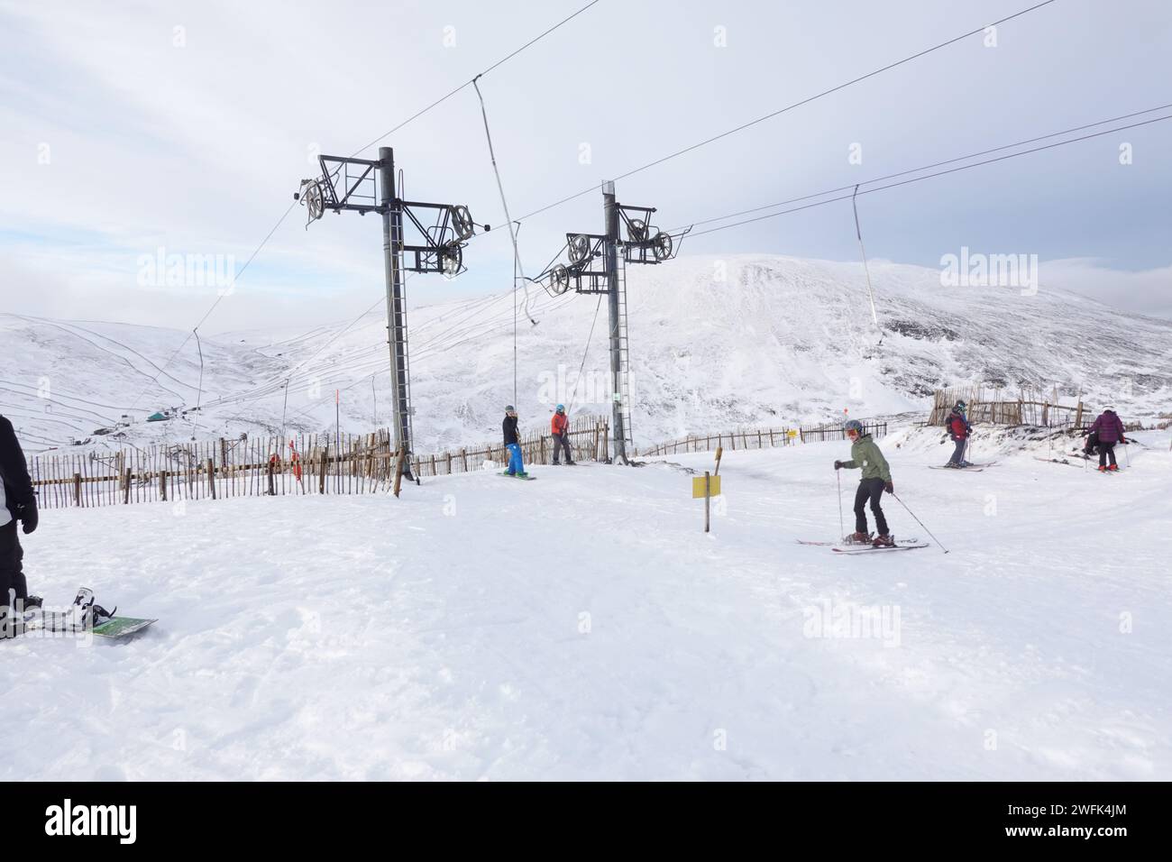 Glenshee ski resort, Scotland's largest Ski Area, Cairngorms, Glenshee