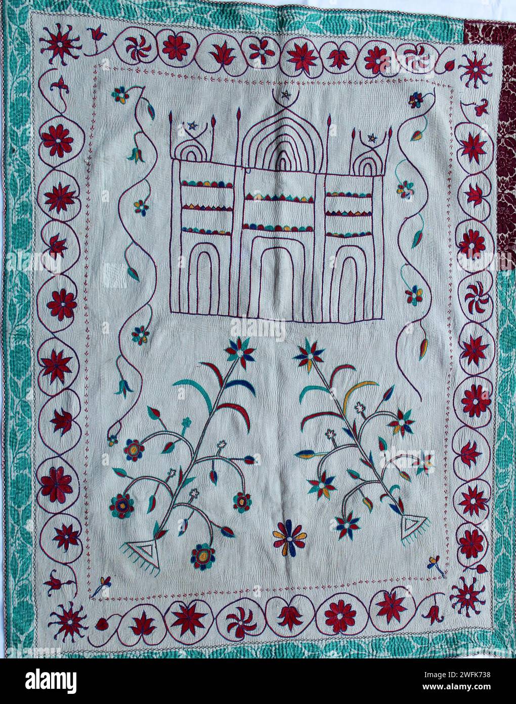 Nakshi kantha, a type of embroidered quilt, is a centuriesold Bengali