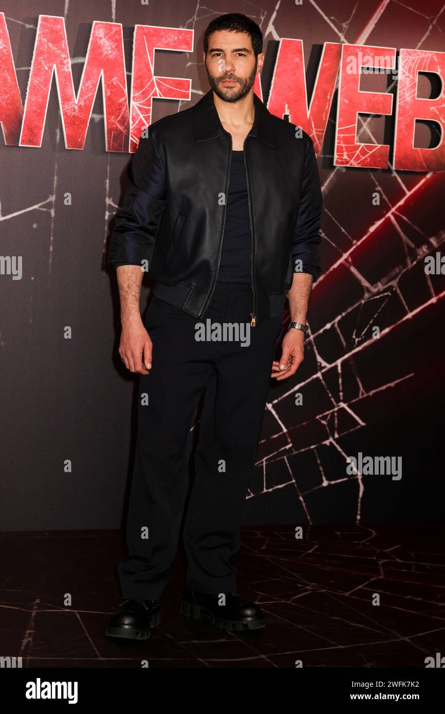London, UK. 31st Jan, 2024. Tahar Rahim attends the Madame Web