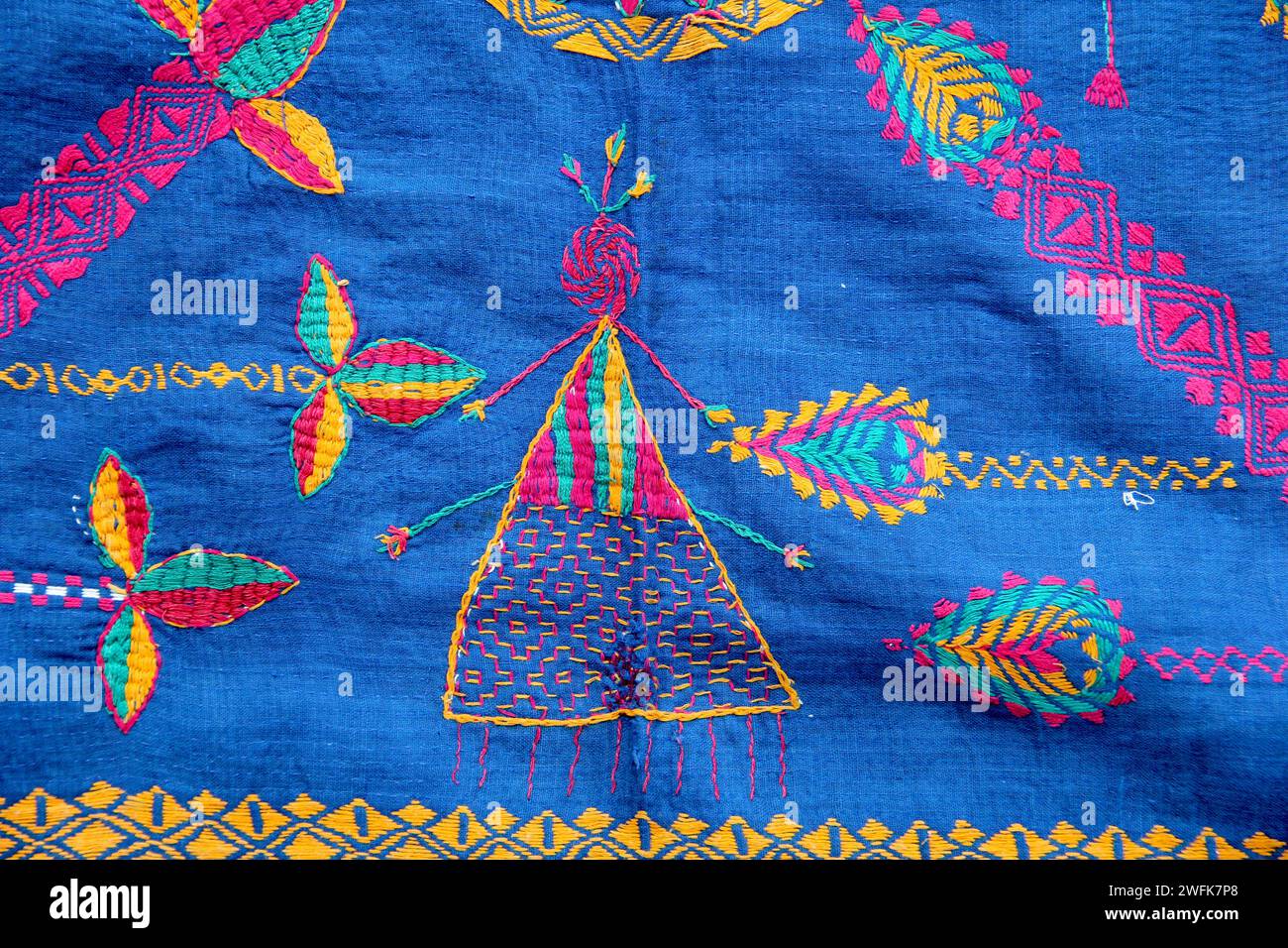 Nakshi kantha, a type of embroidered quilt, is a centuriesold Bengali