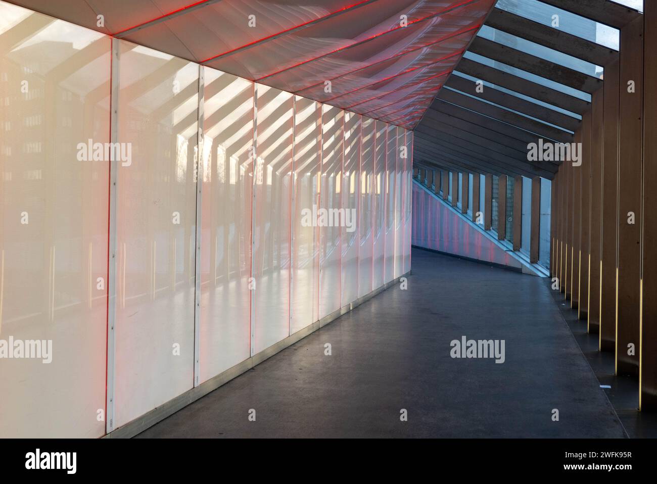Liverpool hallway to parking roof in John Lewis Stock Photo Alamy