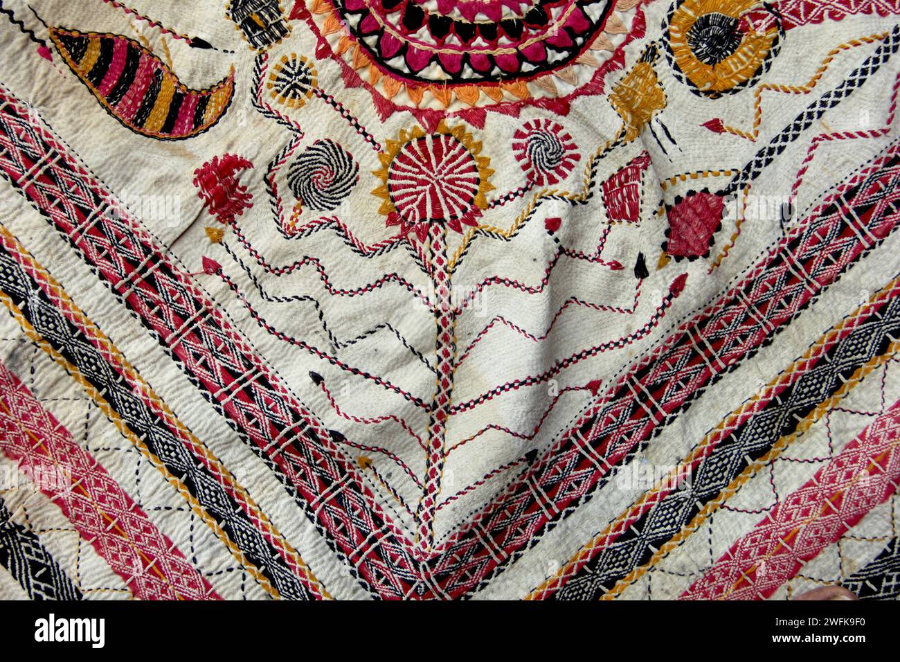 Nakshi kantha, a type of embroidered quilt, is a centuriesold Bengali