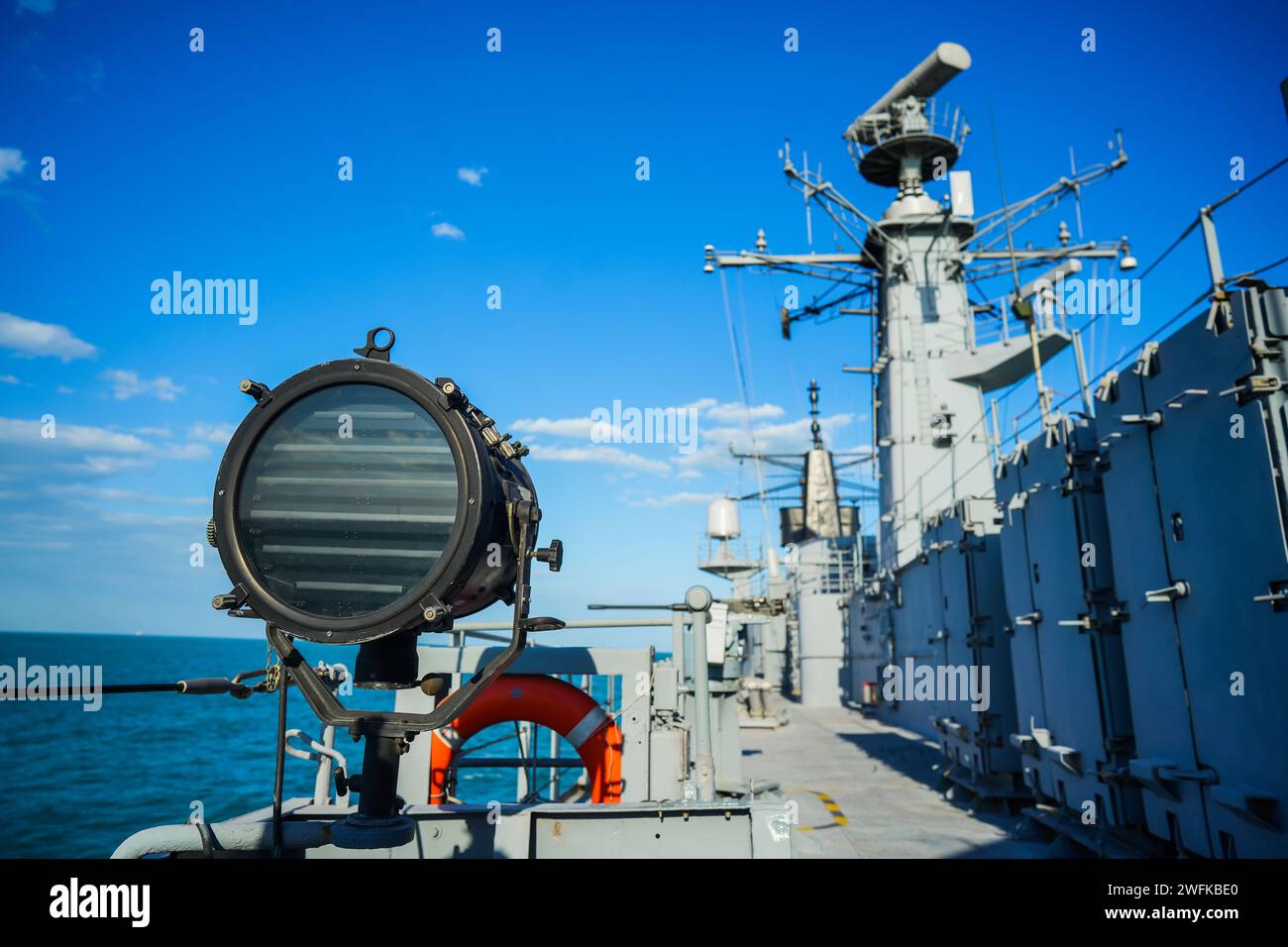 Searchlight Ship Rescue ship searchlight hi-res stock photography and images - Alamy