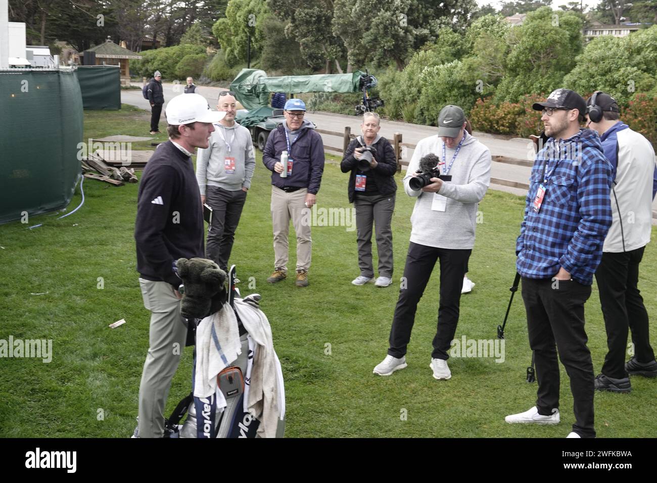 Pebble Beach, USA. 31st Jan, 2024. Pebble Beach, Monterey, California