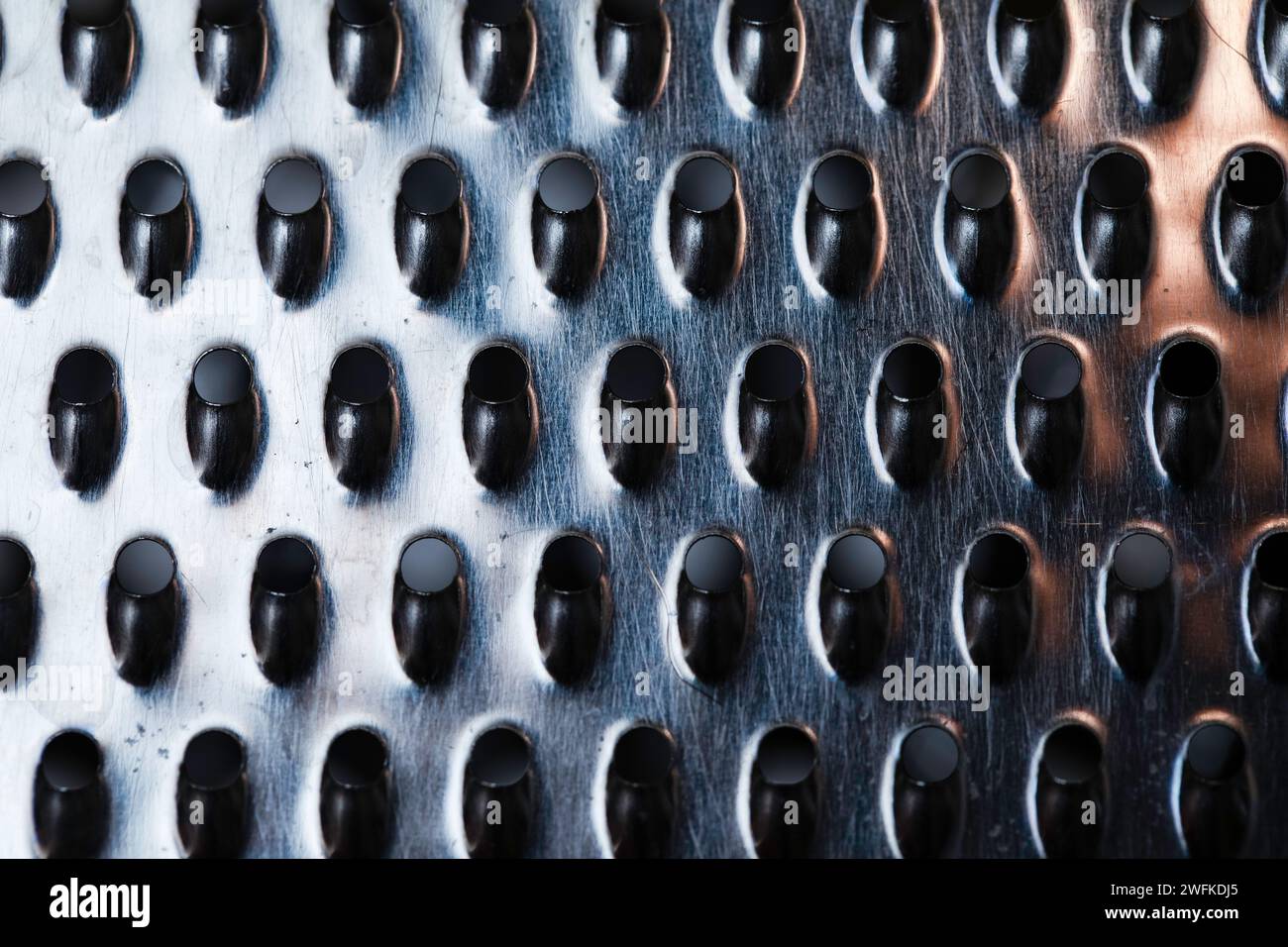 Blade structure - cheese, vegetable and fruit grater Stock Photo
