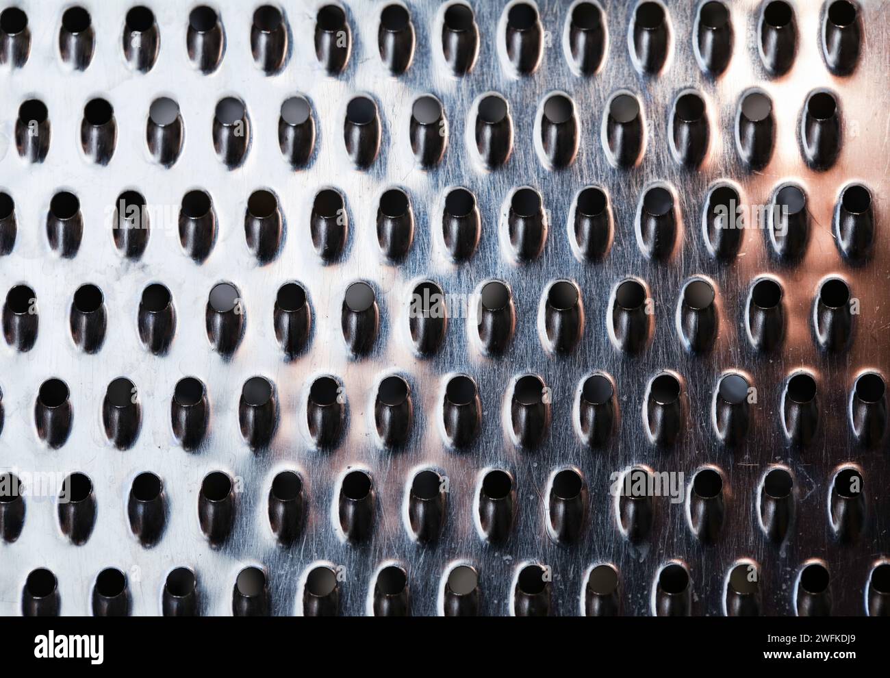 Blade structure - cheese, vegetable and fruit grater Stock Photo