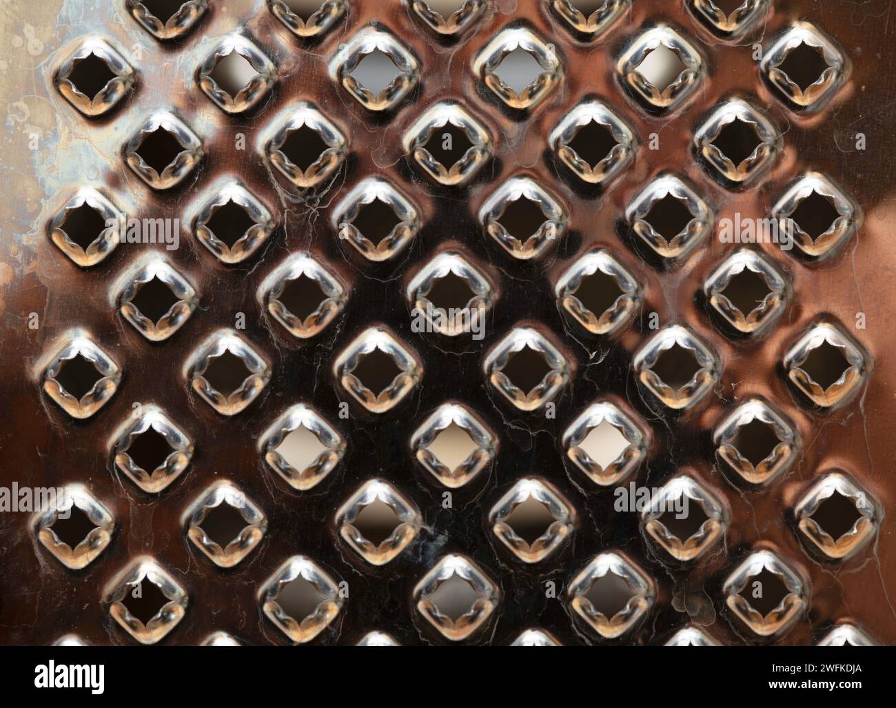 Blade structure - cheese, vegetable and fruit grater Stock Photo