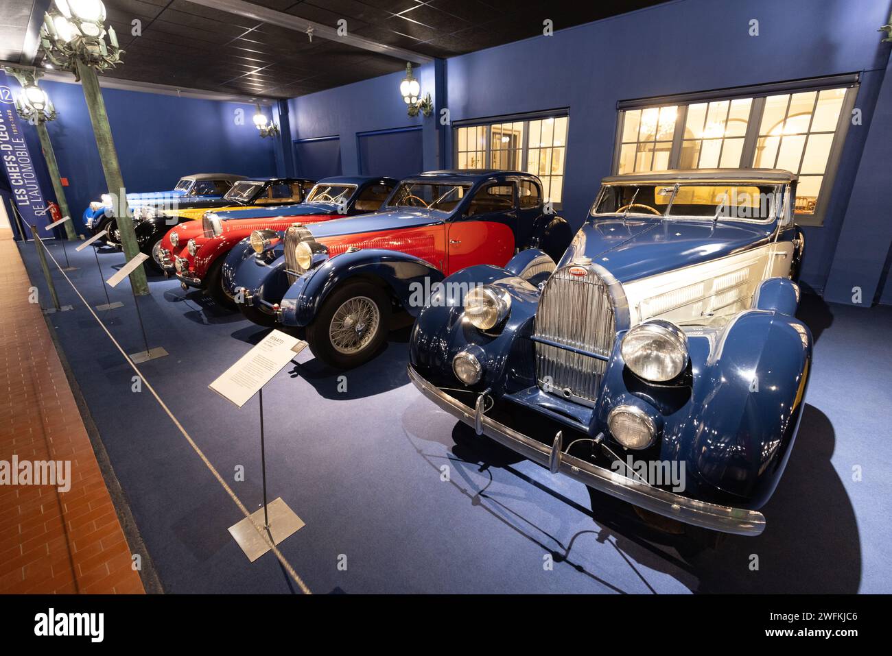 Vintage car collection in Musée National de l'Automobile, Collection ...