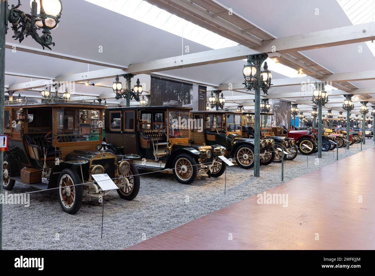 Vintage car collection in Musée National de l'Automobile, Collection ...