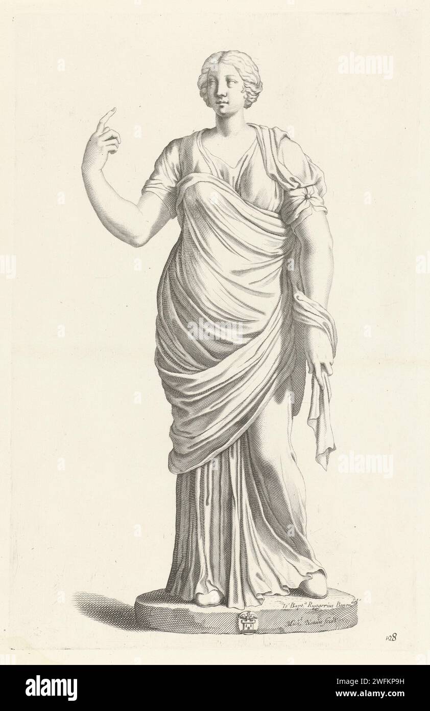 Statue of a standing woman, Michel Natalis, After Giovanni Battista ...