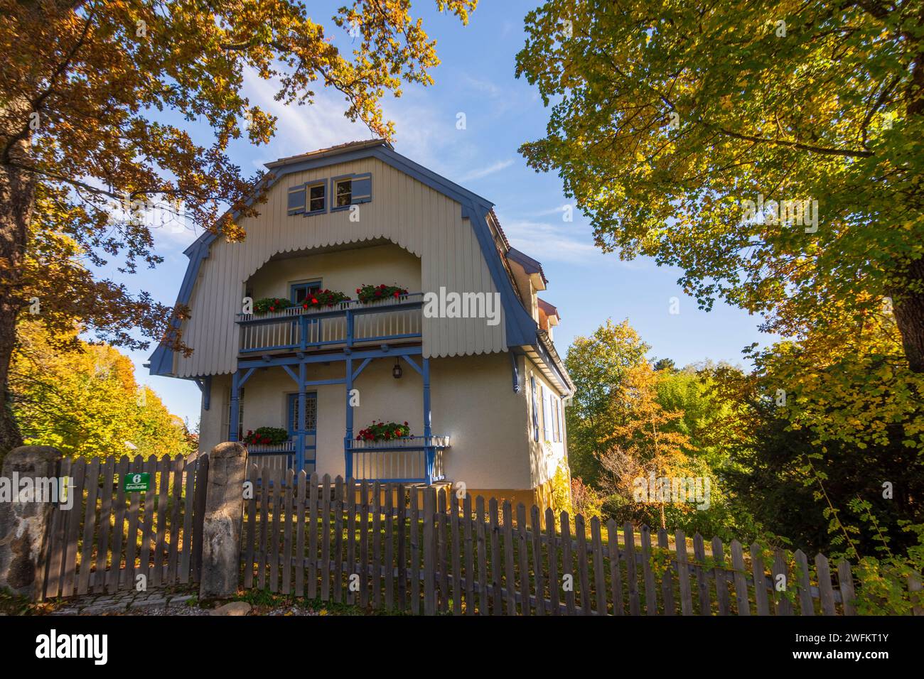 Murnau am Staffelsee: house Münter-Haus in Oberbayern, Pfaffenwinkel, Upper Bavaria, Bayern, Bavaria, Germany Stock Photo