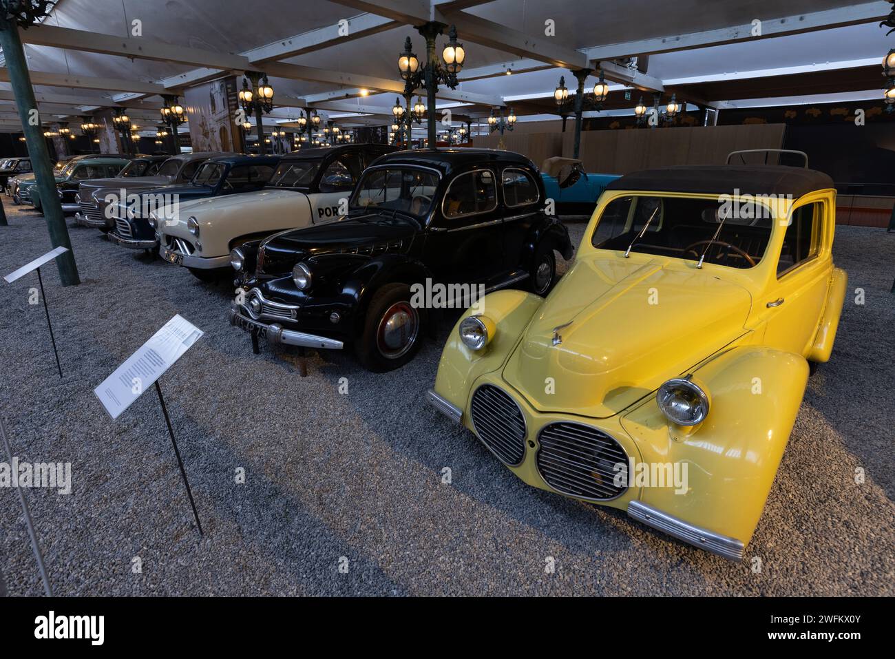 Vintage car collection in Musée National de l'Automobile, Collection ...