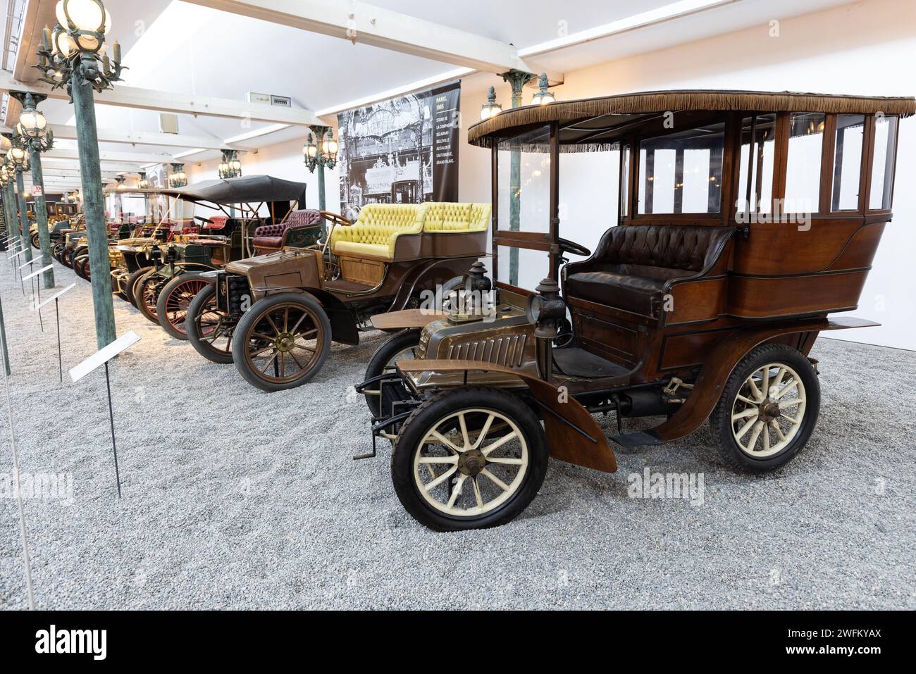 Vintage car collection in Musée National de l'Automobile, Collection ...