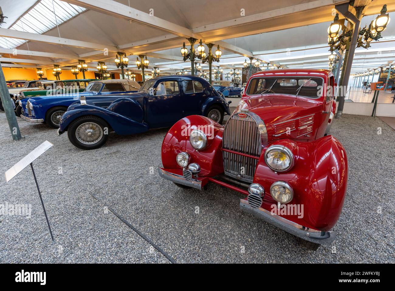 Vintage car collection in Musée National de l'Automobile, Collection Schlumpf is an automobile