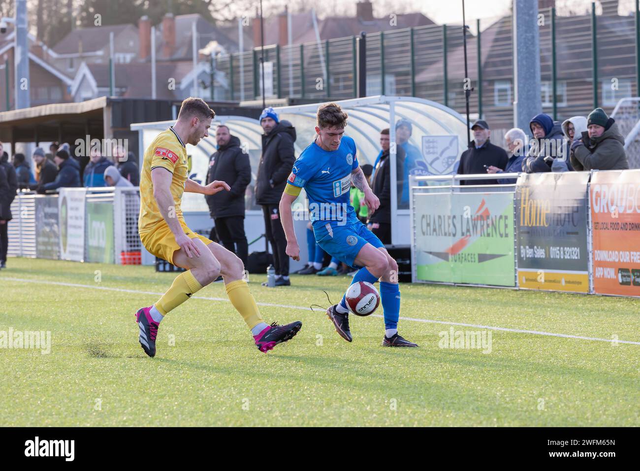 Basford United FC hosted Warrington Rylands in the NPL Premier League ...