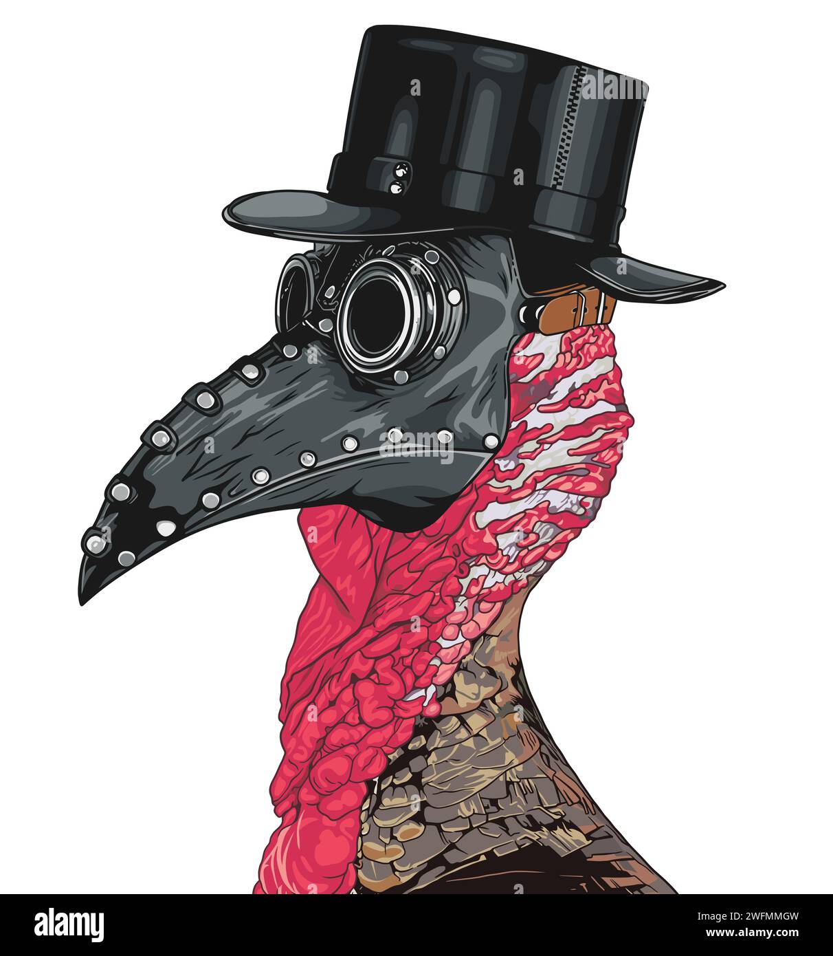 Plague mask illustration hi-res stock photography and images - Alamy