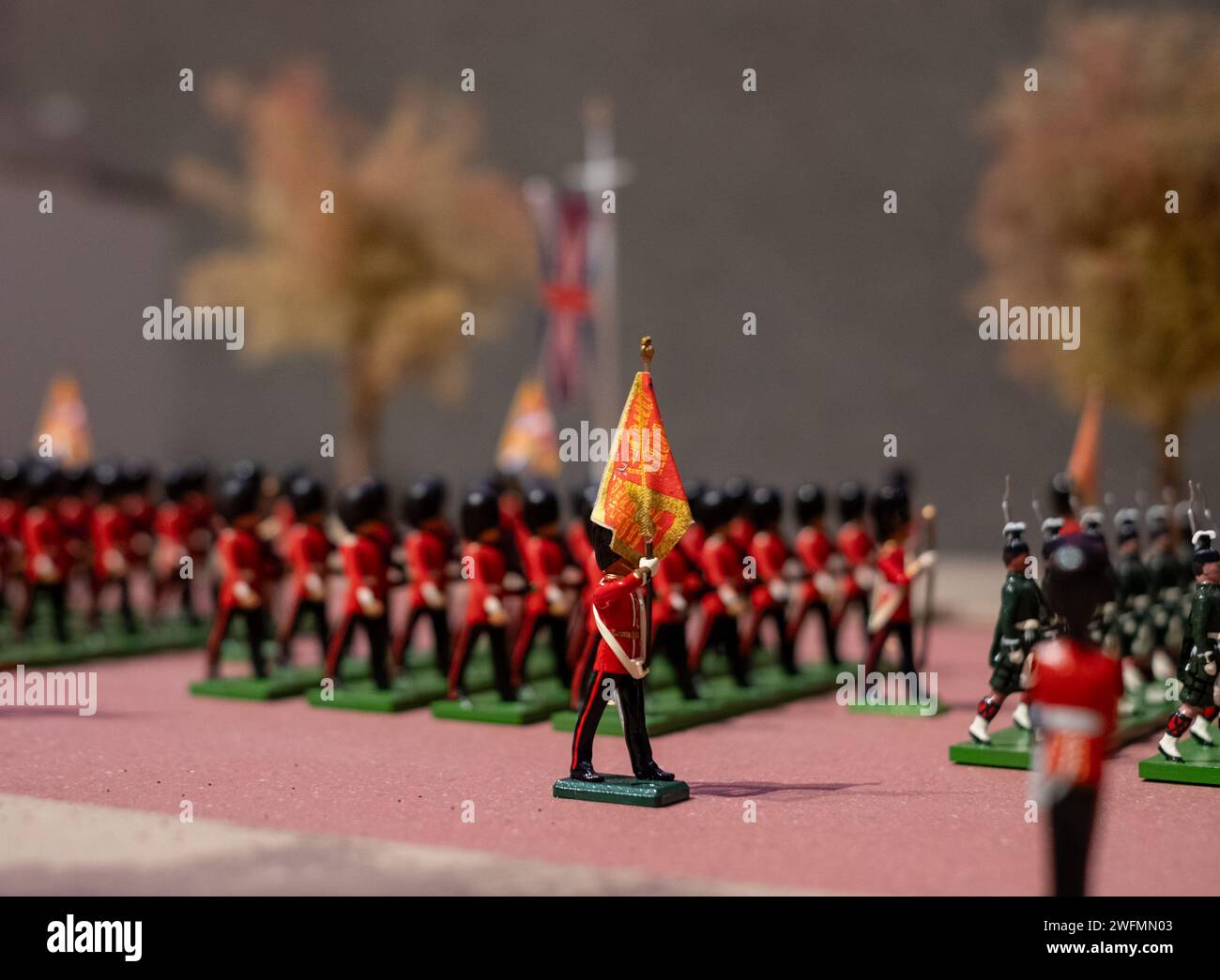 Model soldiers used to plan for Operation London Bridge, funeral