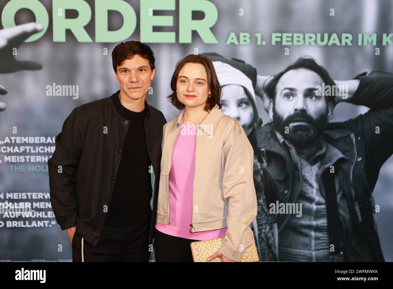 Berlin, Germany. 30th Jan, 2024. Berlin: Premiere "Green Border" in the Delphi Filmpalast. (Photo by Simone Kuhlmey/Pacific Press) Credit: Pacific Press Media Production Corp./Alamy Live News Stock Photo