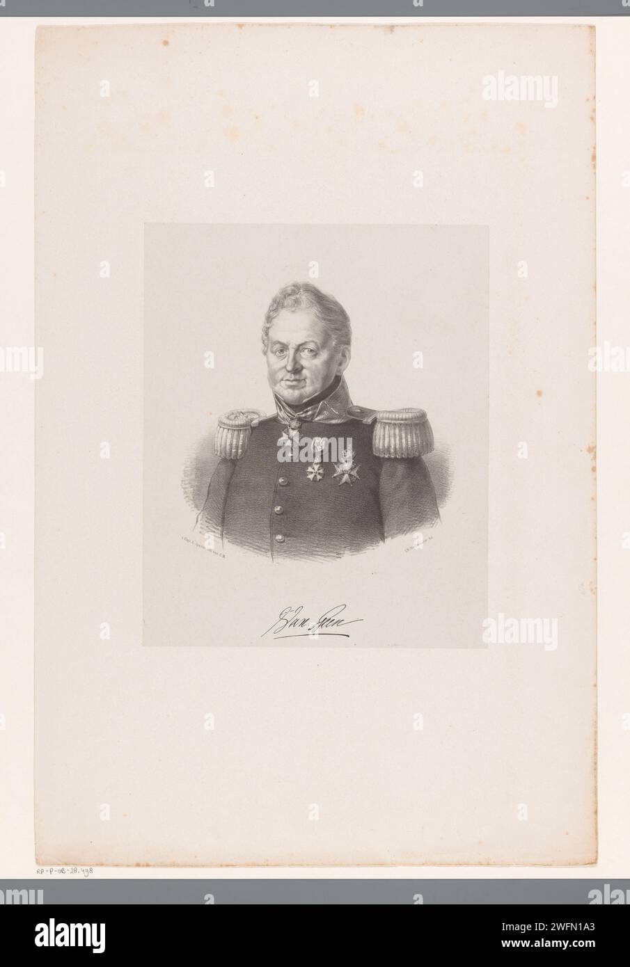 Portrait of Josephus Jacobus van Geen, Johan Hendrik Hoffmeister, c