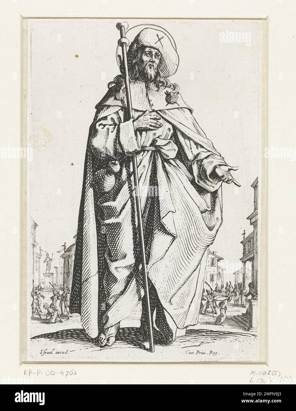 James Disciple Shell Apostle Jakobus de Memper, Jacques Callot, 1631 print James the ...