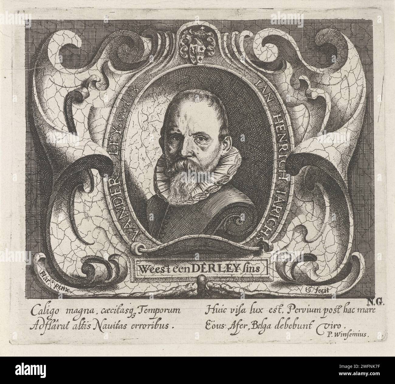 Portrait of Jan Henrich Jarichs van der Ley, Pieter Feddes van ...