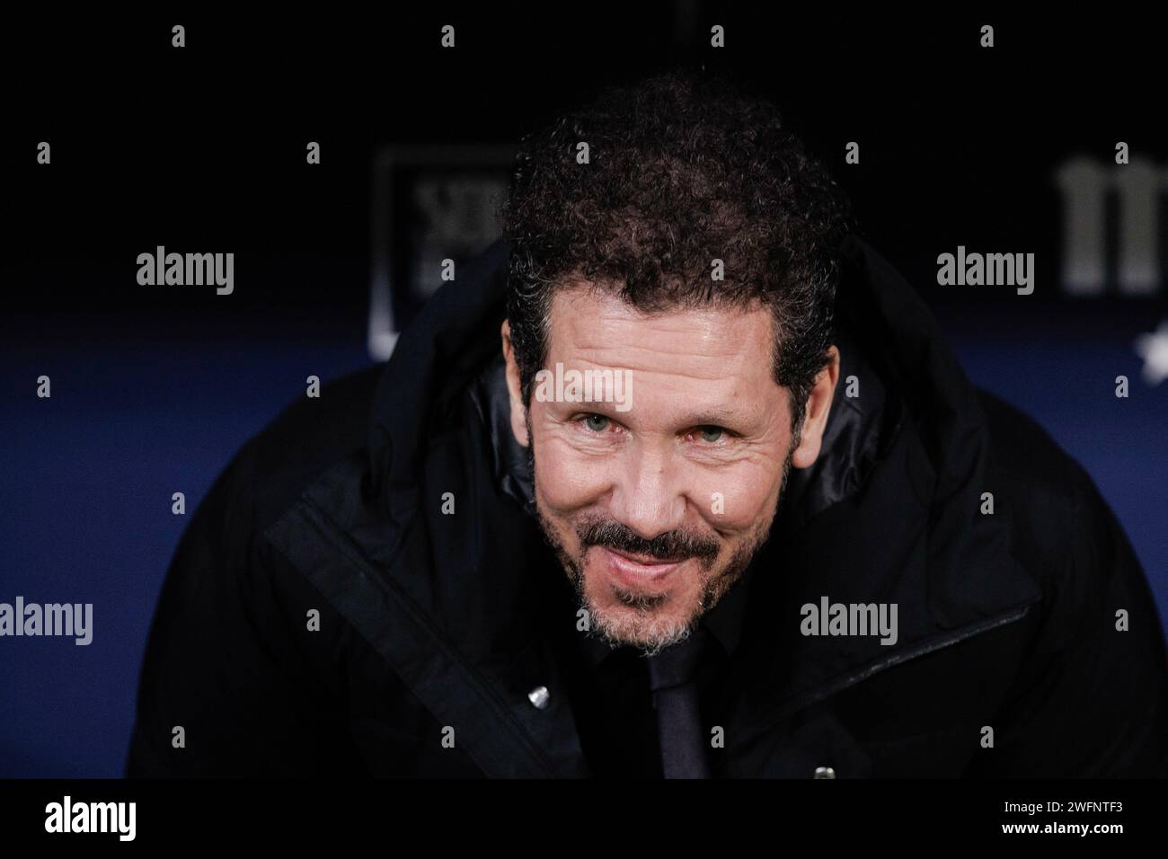 Madrid, Spain. 31st Jan, 2024. Diego Pablo Simeone seen during the ...