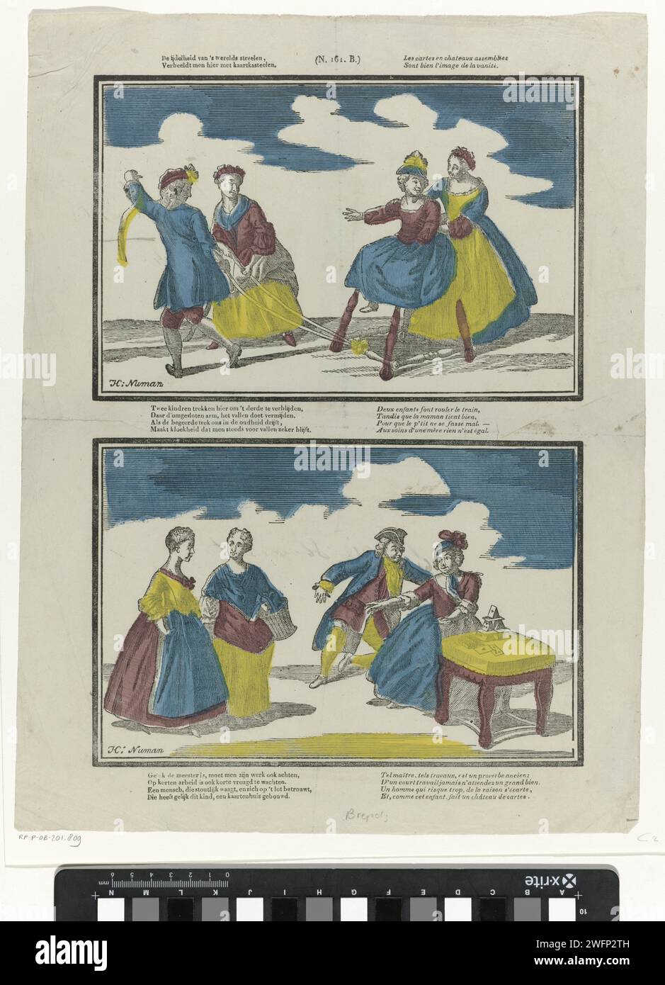 The vanity of the world's streelen, / here is depicted here with card