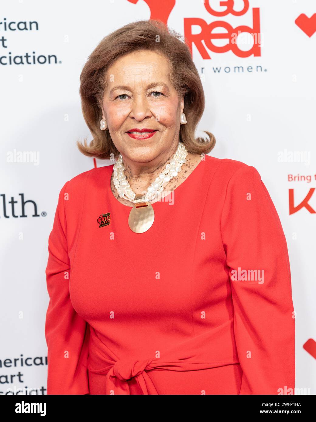 New York, USA. 31st Jan, 2024. Marsha Jones, AHA Chairperson attends