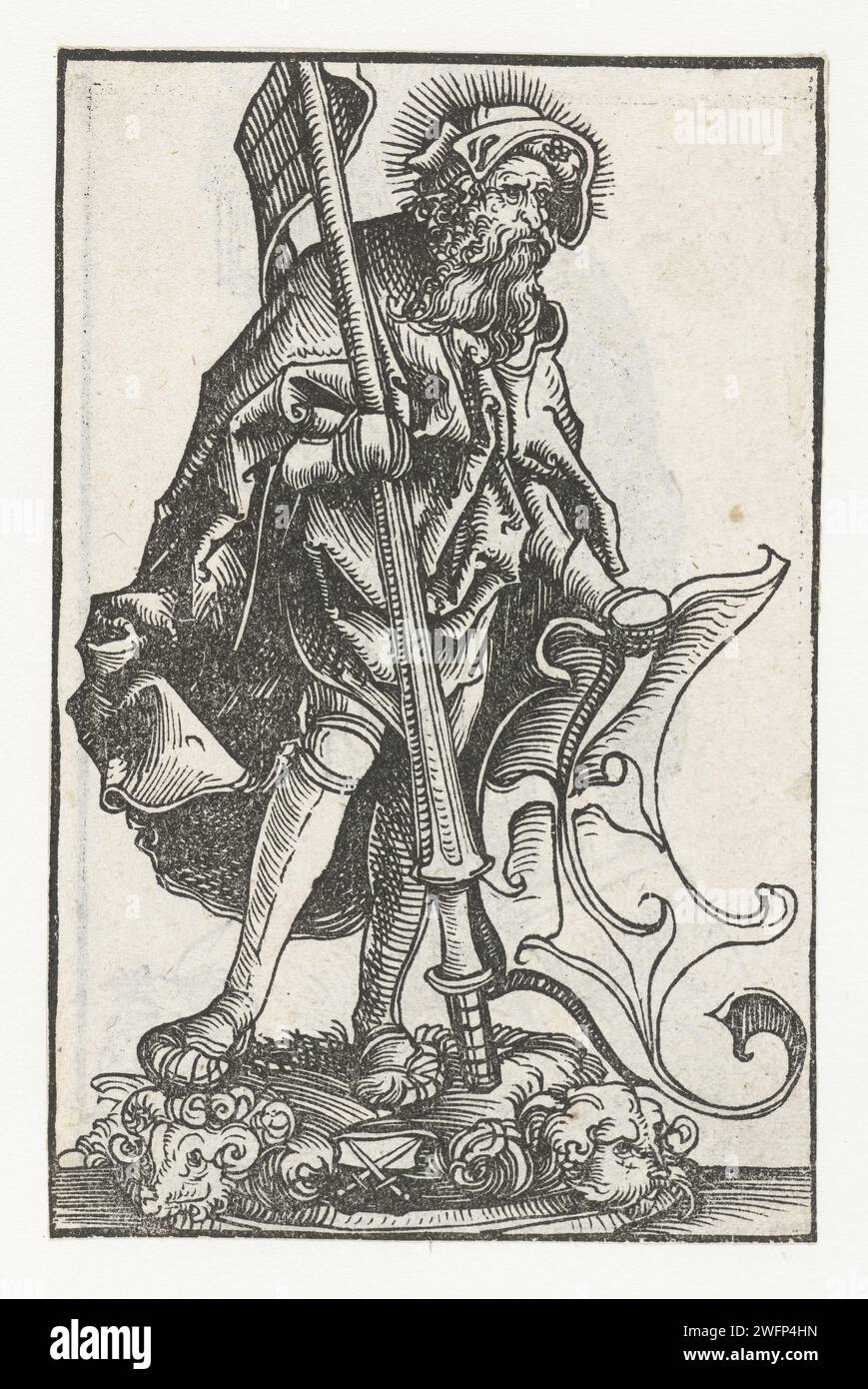 Image of Holy Pancratius, Lucas Cranach (I), 1509 1549 print Image of