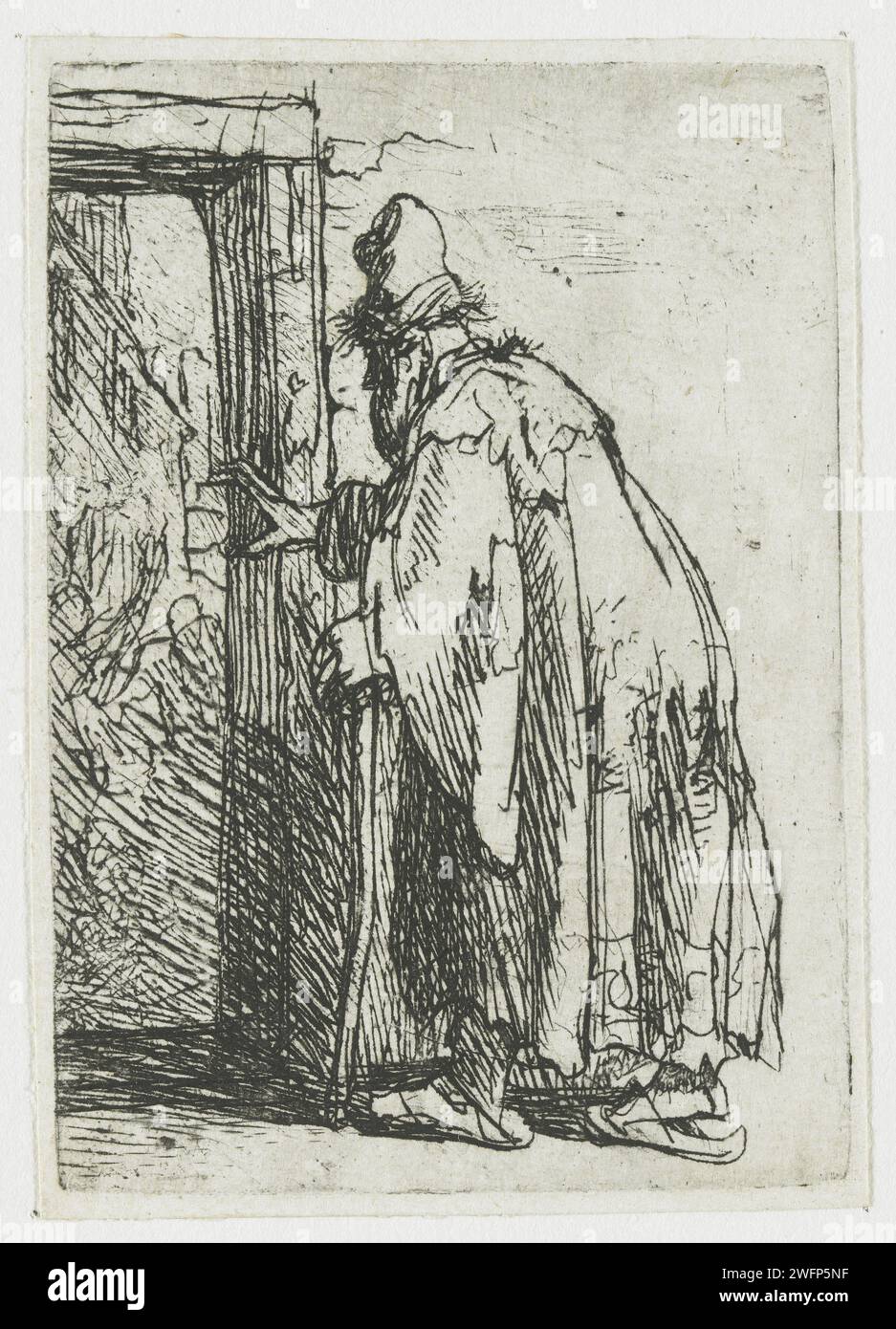 The Blindness of Tobit: A Sketch, Rembrandt van Rijn, c. 1629 print ...