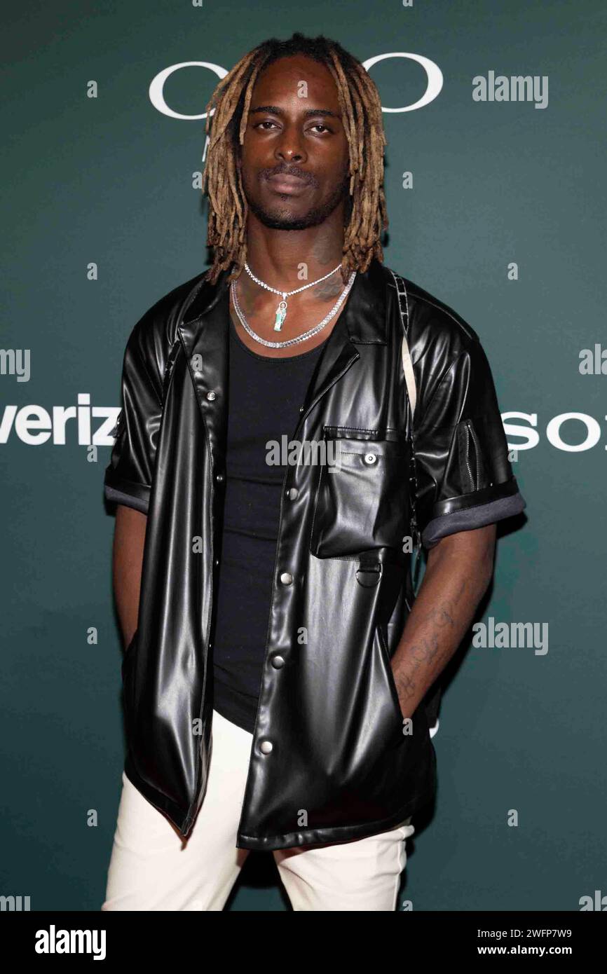 Clinton Lord Rapper Los Angeles, USA. 31st Jan, 2024. Clintn Lord attends the arrivals of ...