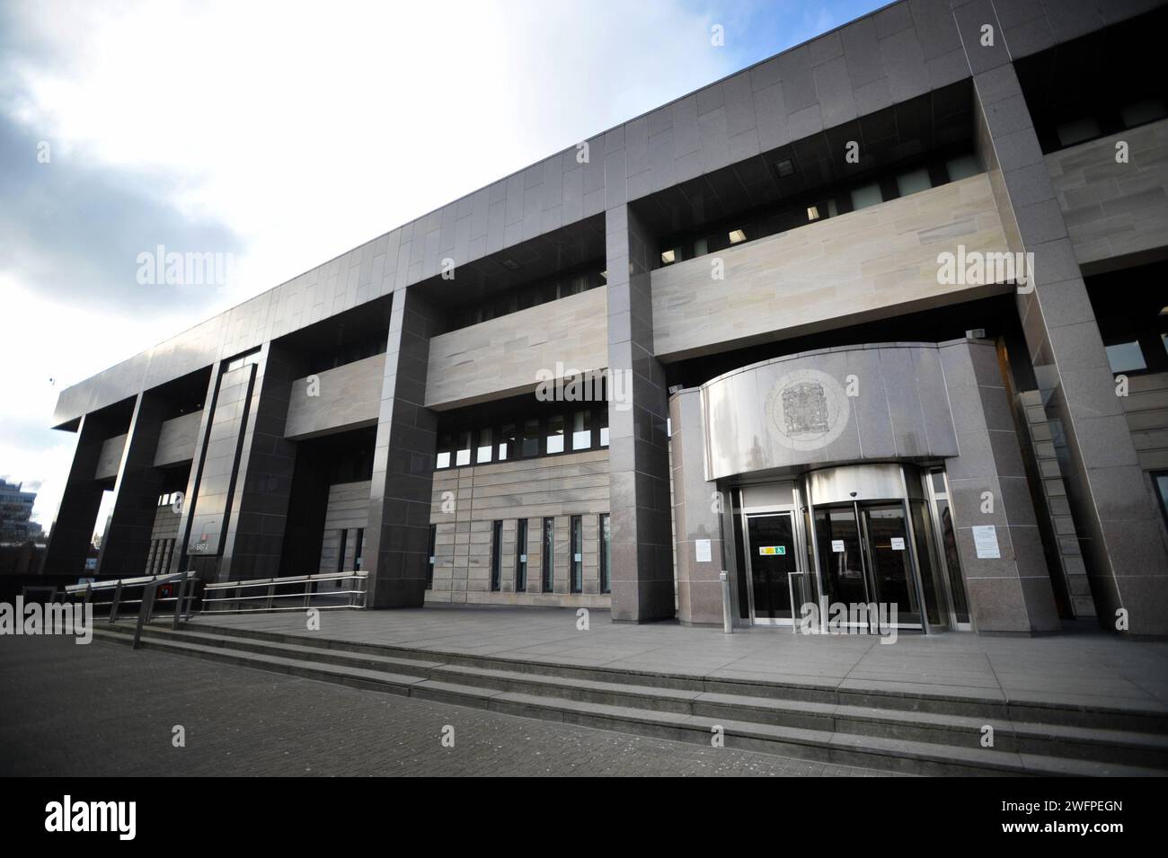 File photo dated 17/04/15 of a general view of Glasgow Sheriff Court, Glasgow. A pilot scheme