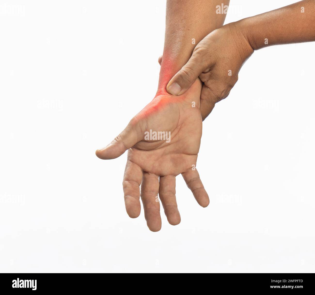 De quervain's are pain near the base of the thumb by swelling or