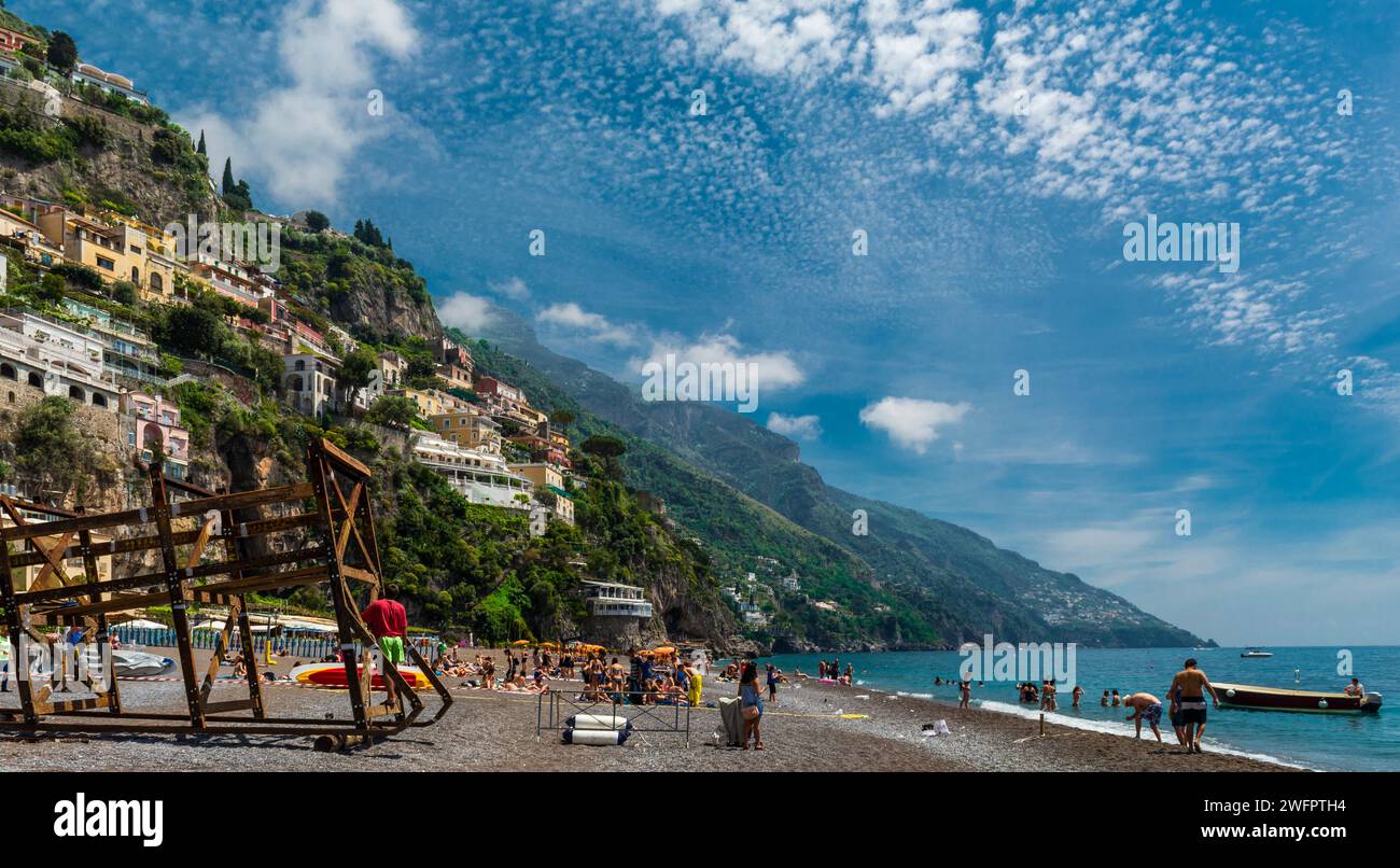 The city of Positano, on the Amalfi coast, Italy Stock Photo - Alamy