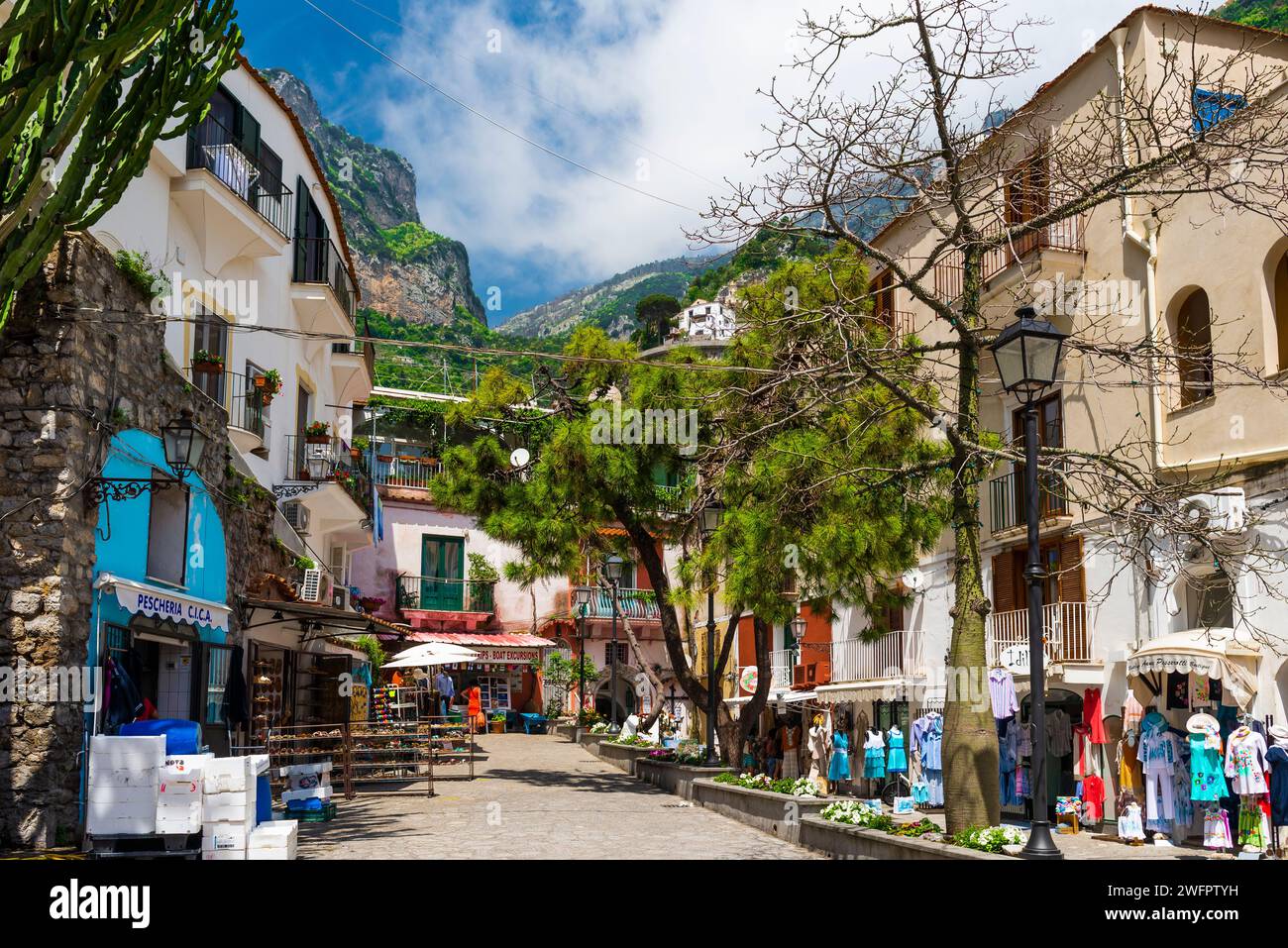 The city of Positano, on the Amalfi coast, Italy Stock Photo - Alamy