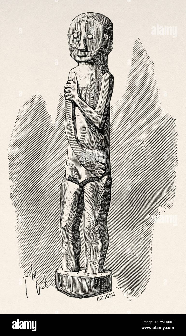 Tampatong Idol, Kalimantan. Borneo Island, Indonesia. From Koutei to ...