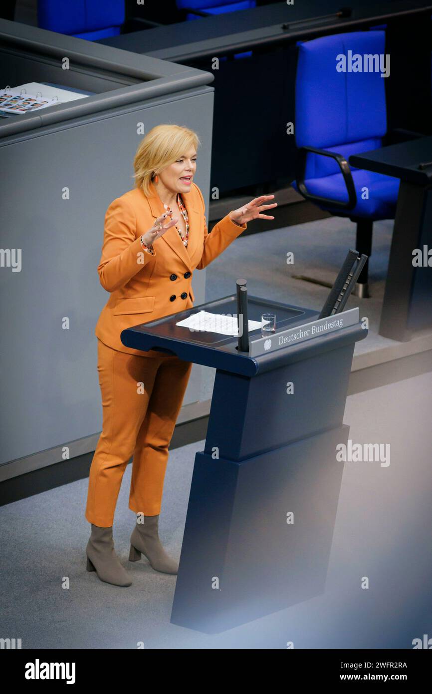 Julia Kloeckner, MdB, CDU, Speaks In The German Bundestag. Berlin