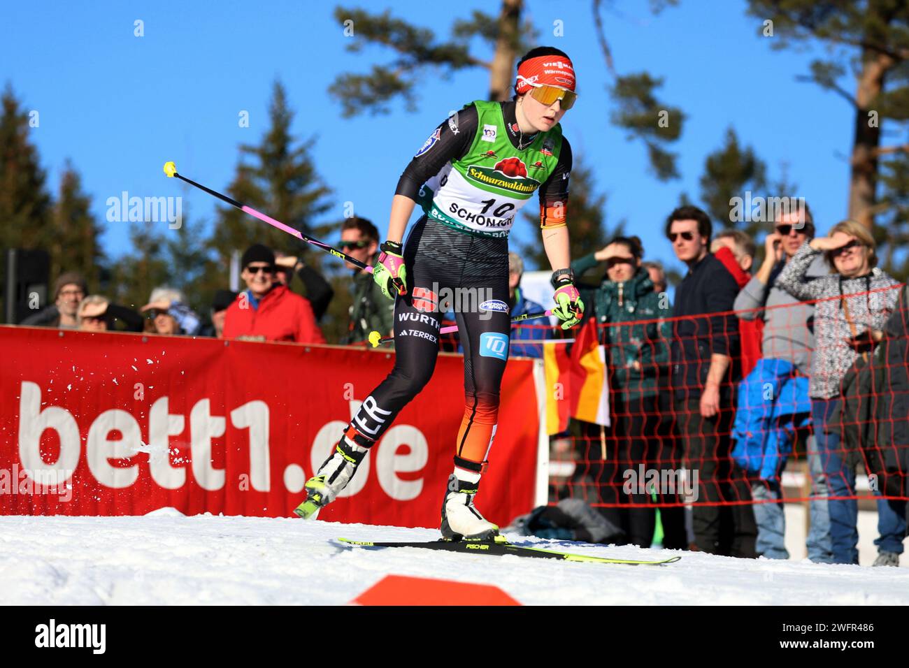 Schonach, Deutschland. 28th Jan, 2024. Schonach, Deutschland 26.28
