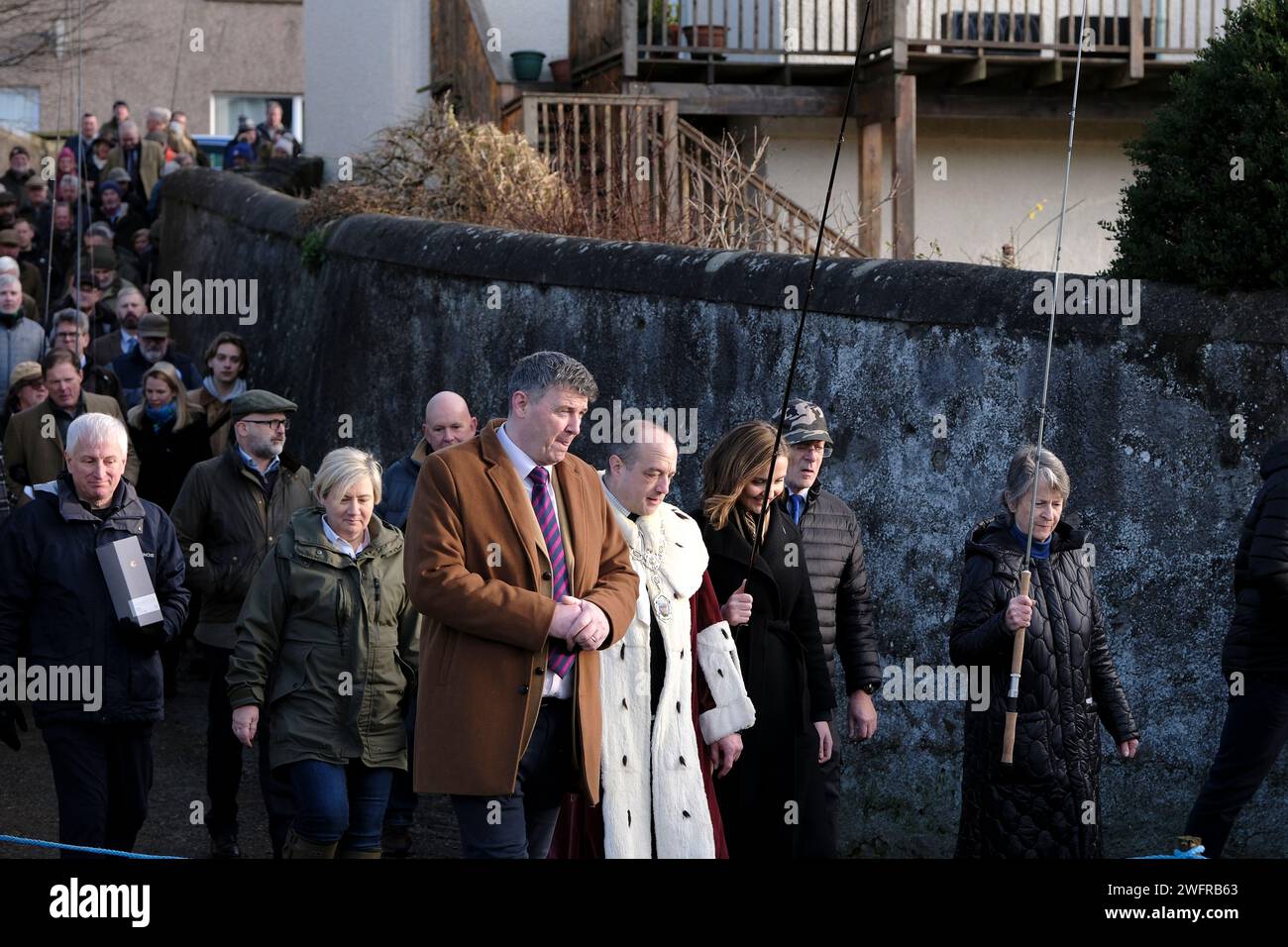 Opening the River Tweed Salmon Fishing 2024. The River Tweed Commission