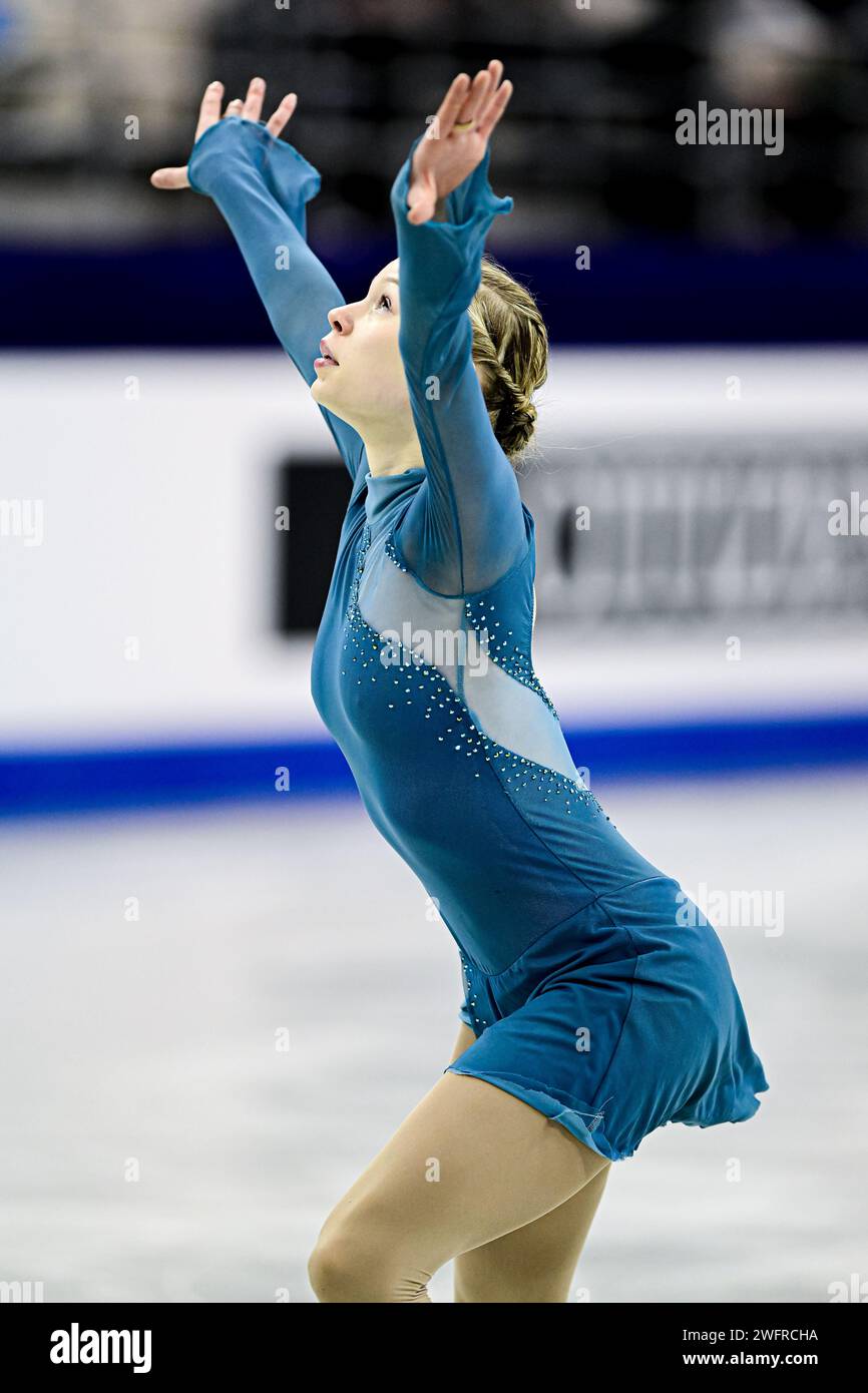 Lindsay THORNGREN (USA), during Women Short Program, at the ISU Four