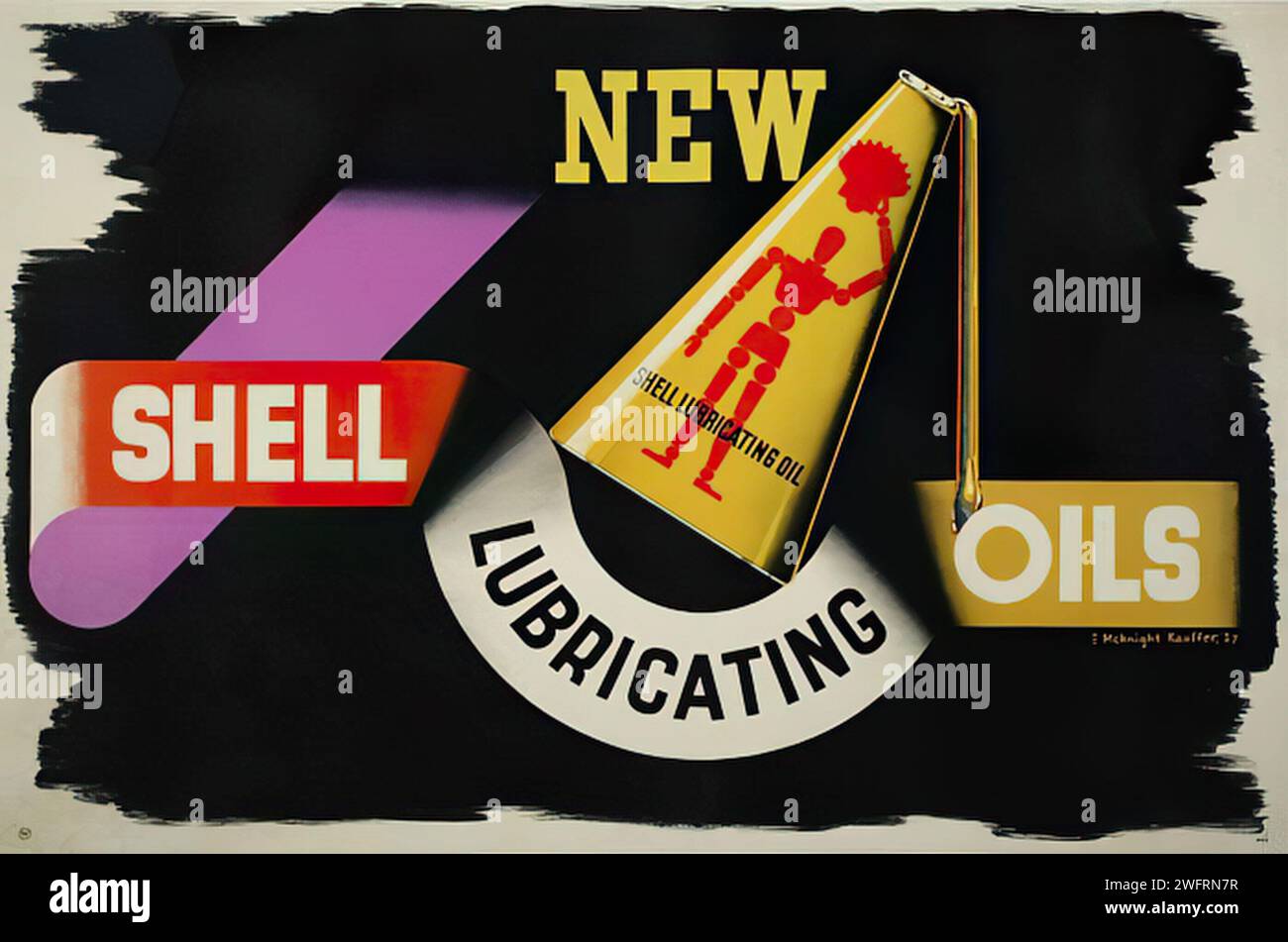 The poster shows the word 