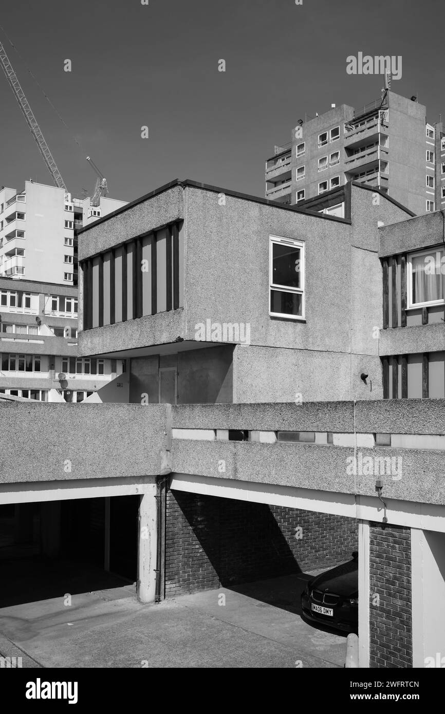Wolvercote Road, Thamesmead, South East London SE2 Brutalist housing