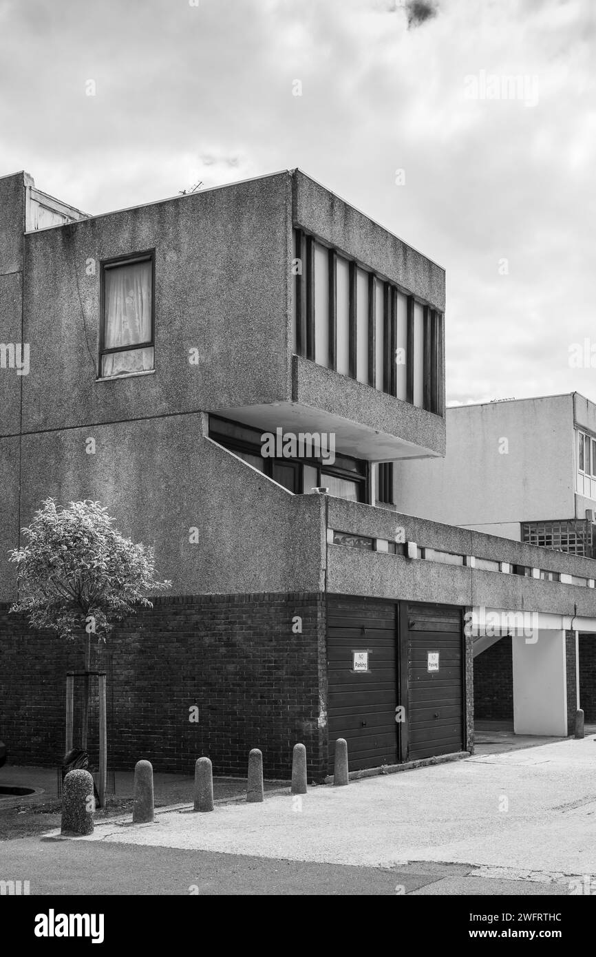 The Thamesmead estate in South East London SE currently undergoing redevelopment by Peabody