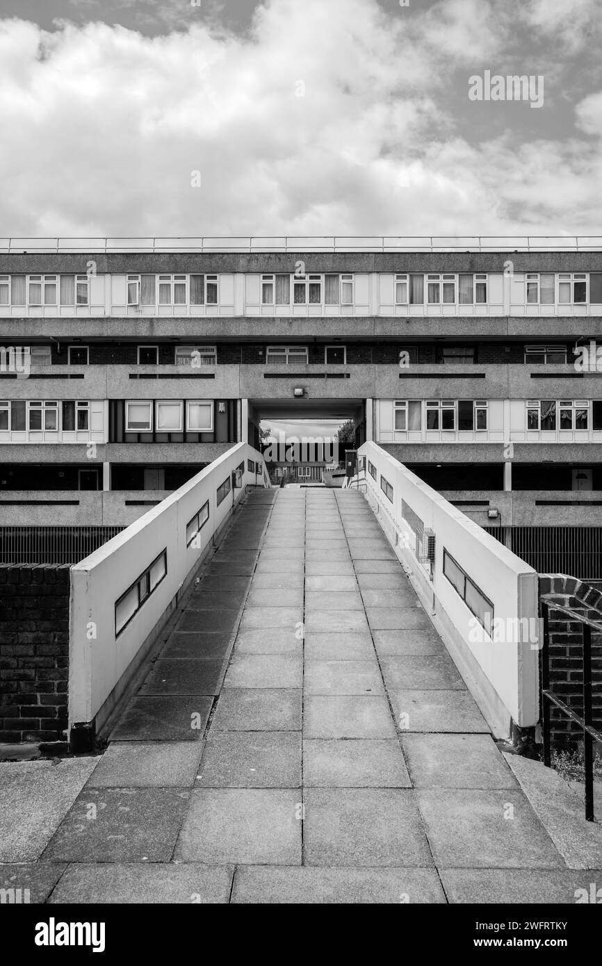 Hinksey Path on the Lesnes estate, Thamesmead South East London SE2