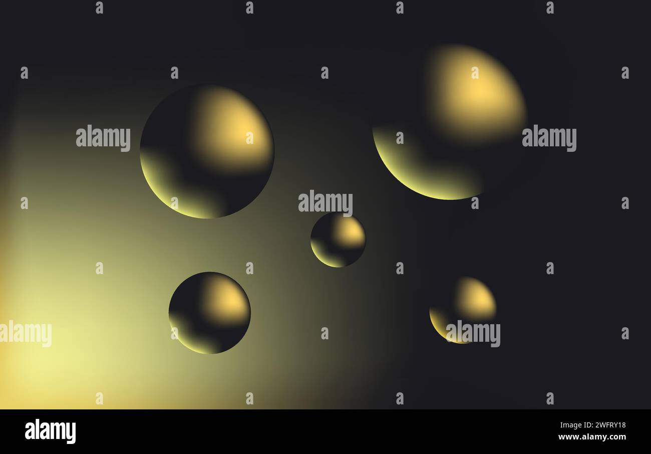 Abstract background with 3d vector spheres Stock Vector Image & Art - Alamy