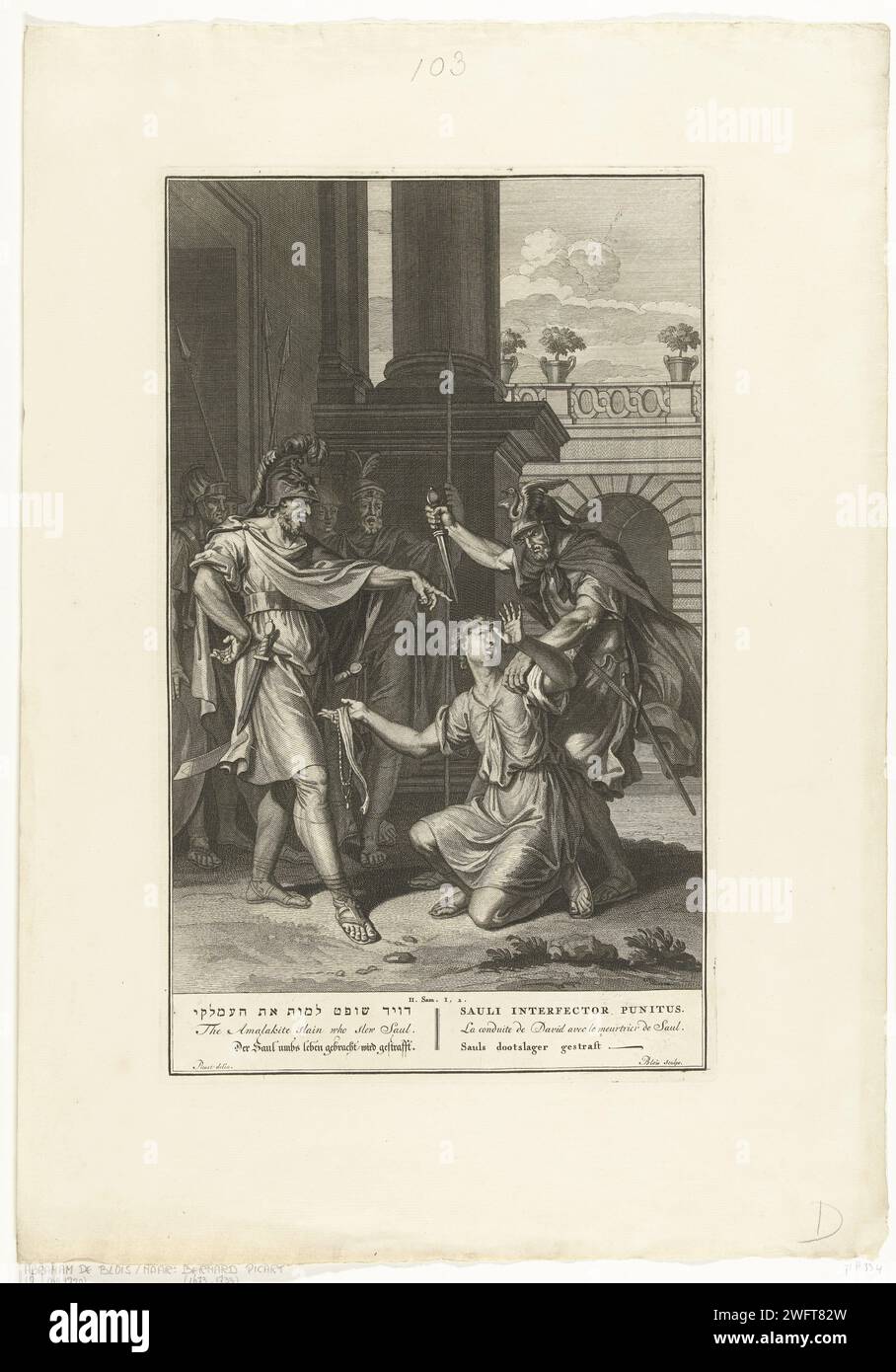 David is instructed to kill the man who gave Saul the genadoot, 1728